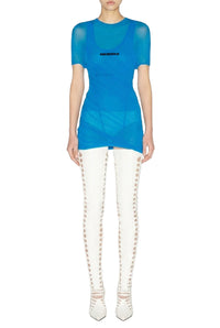 Robe multi porté JPG x Shayne Oliver en tulle - Ibiza Blue & Black