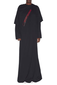 Robe torsadée en coton - Faded Black