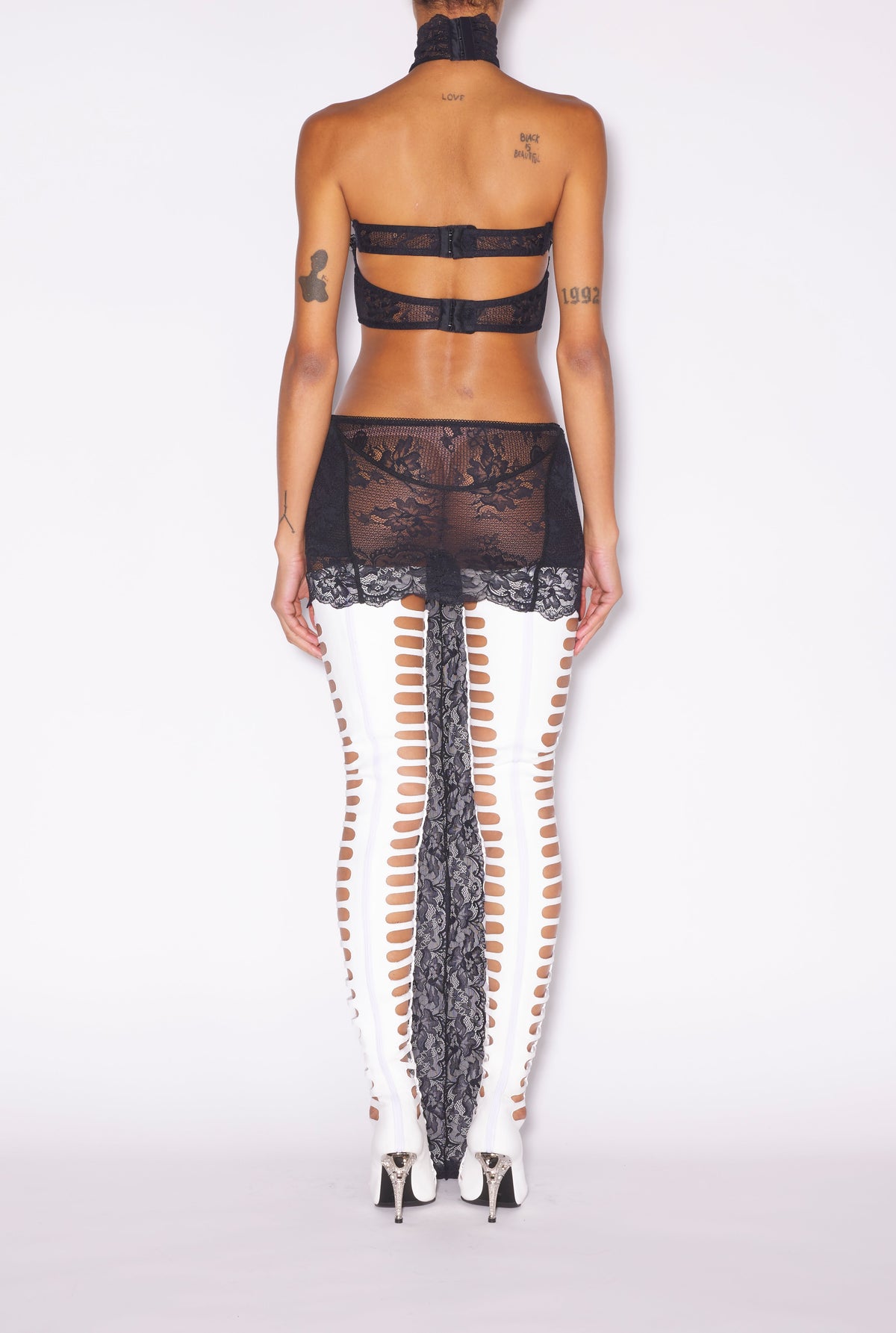 Robe longue JPG x Shayne Oliver - Black