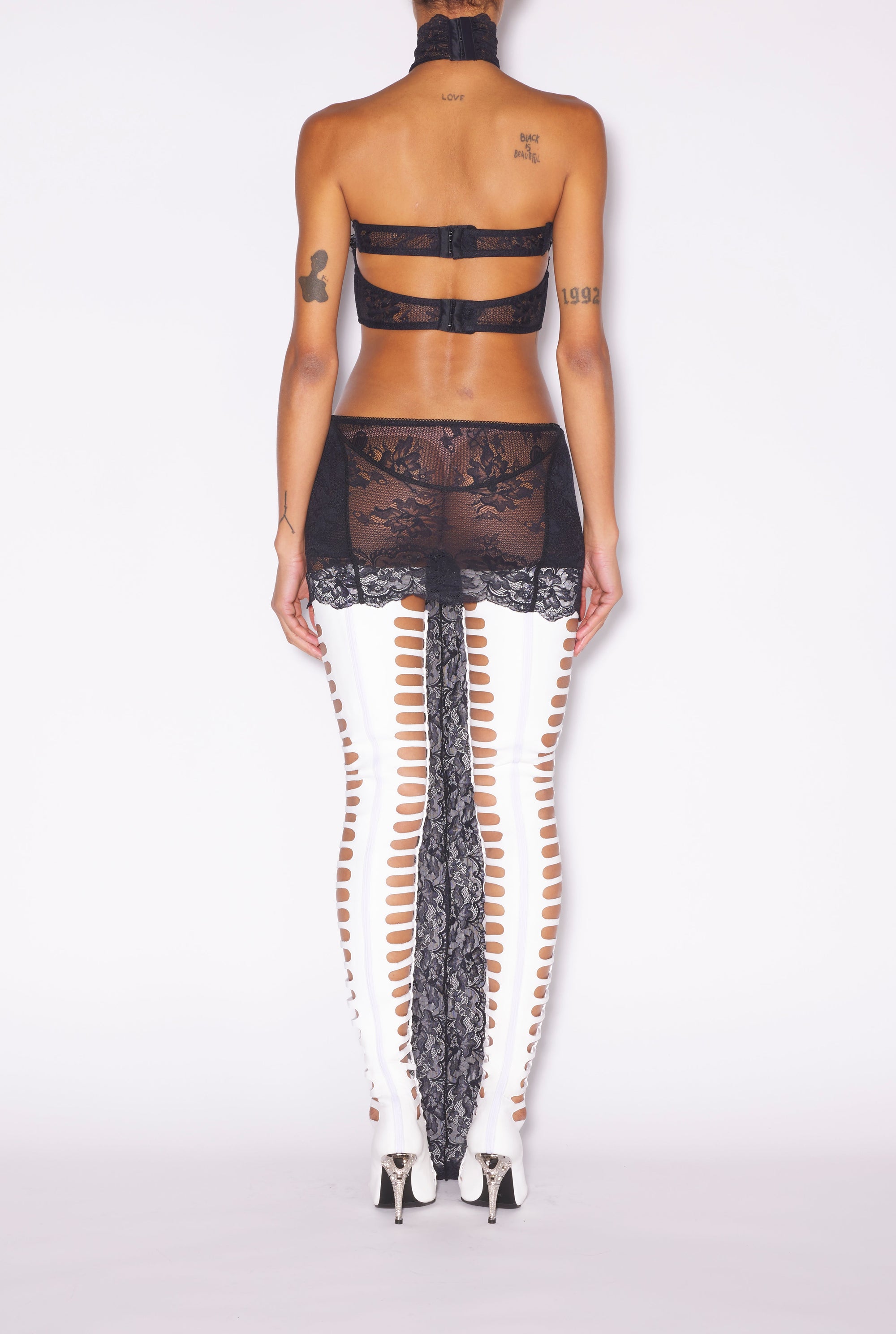 Robe longue JPG x Shayne Oliver - Black