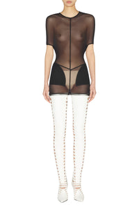 Robe courte JPG x Shayne Oliver en tulle - Black