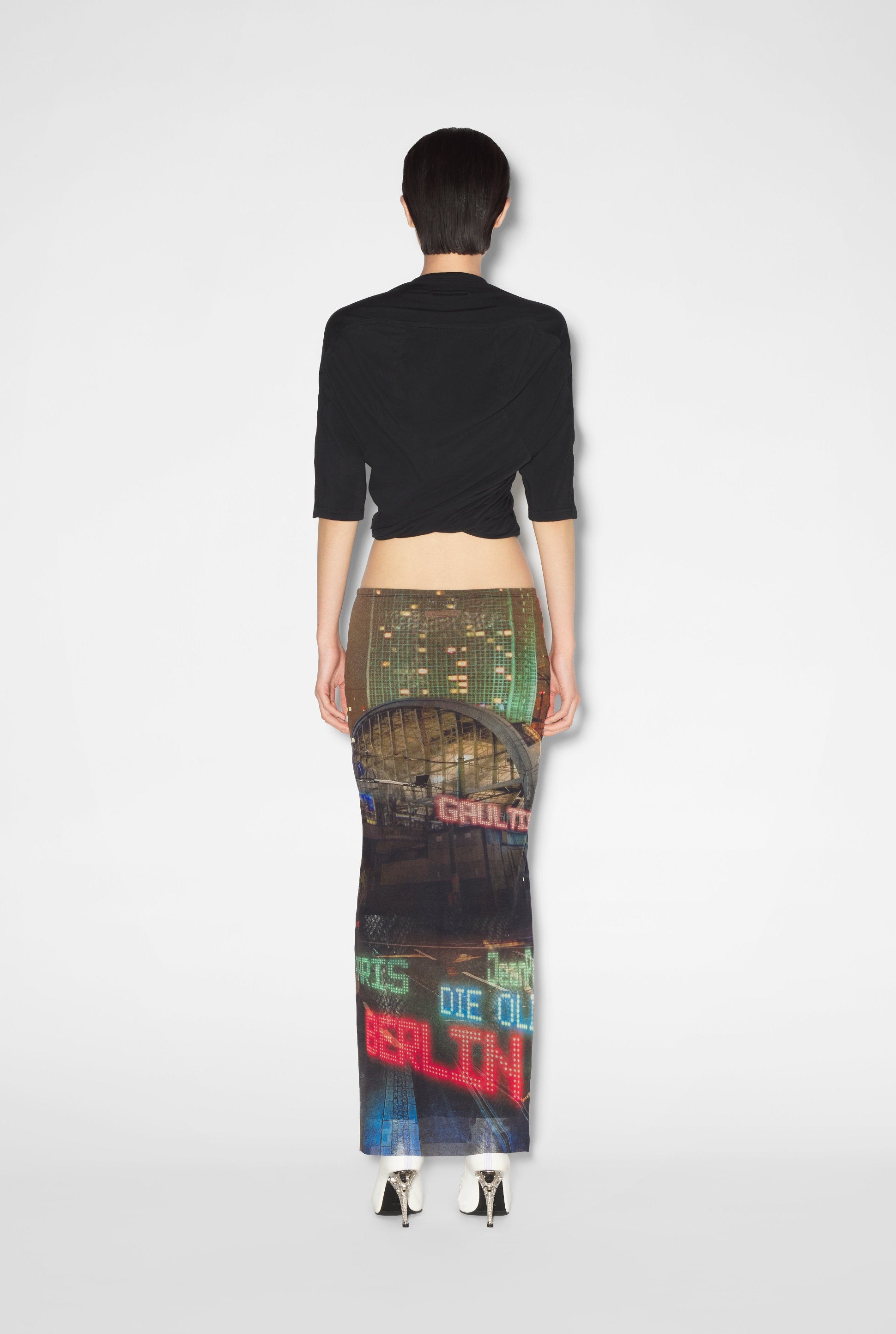 T-shirt court JPG x Shayne Oliver - Faded Black