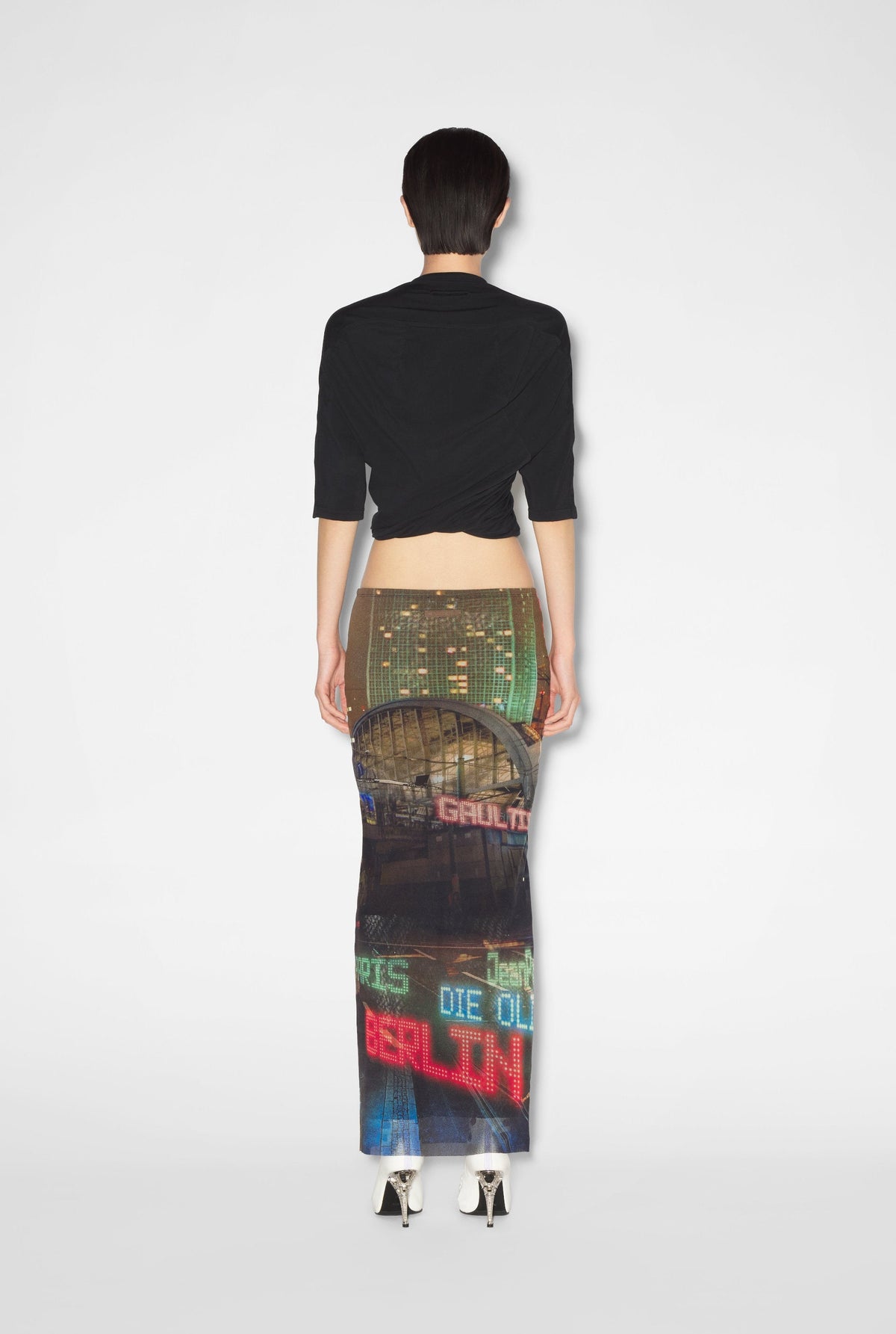 T-shirt court JPG x Shayne Oliver - Faded Black