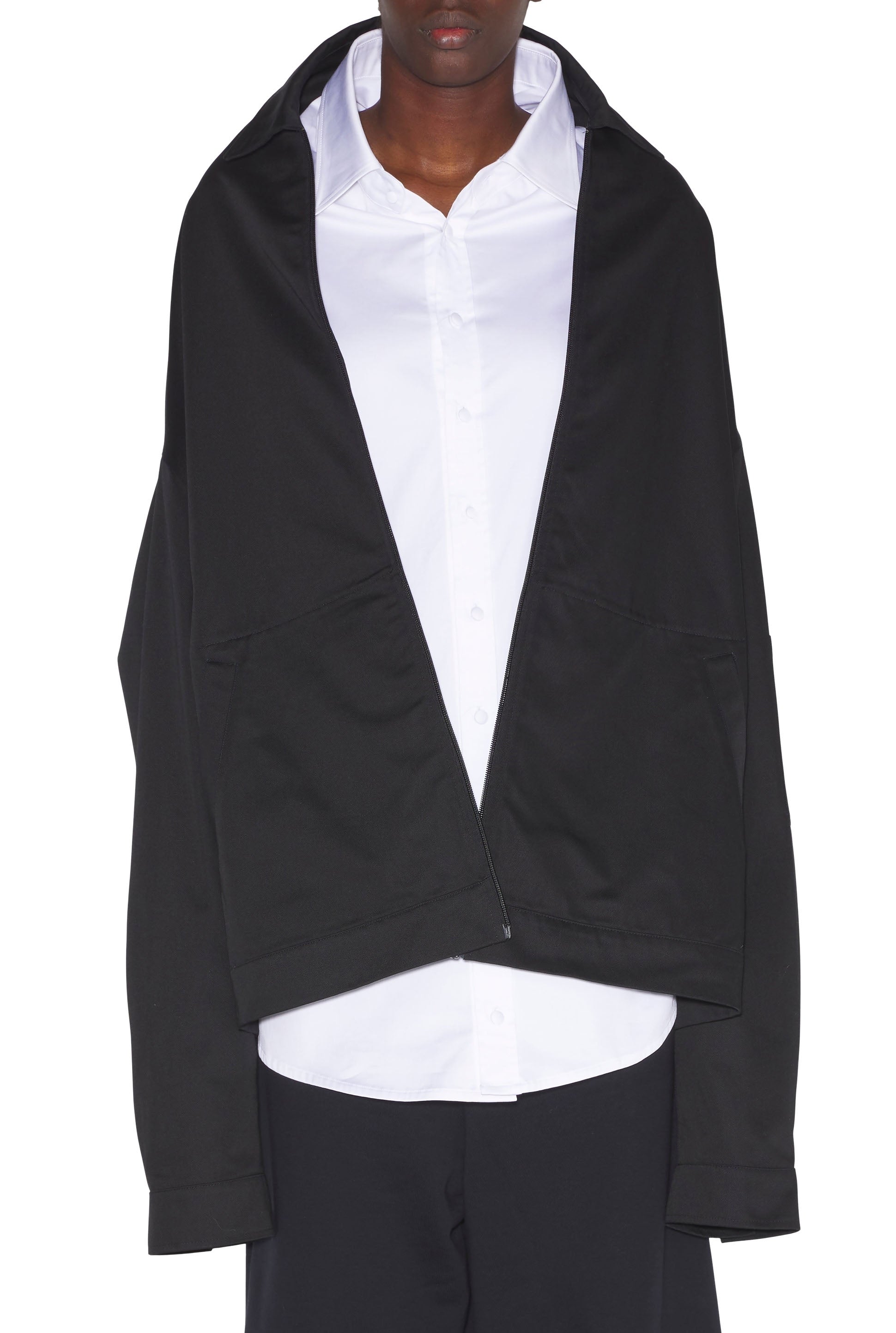 JPG x Shayne Oliver Oversized Jacket - Black