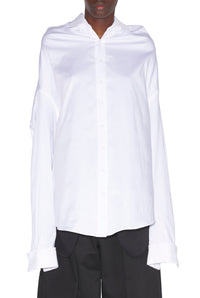 T-shirt à capuche JPG x Shayne Oliver en coton - White