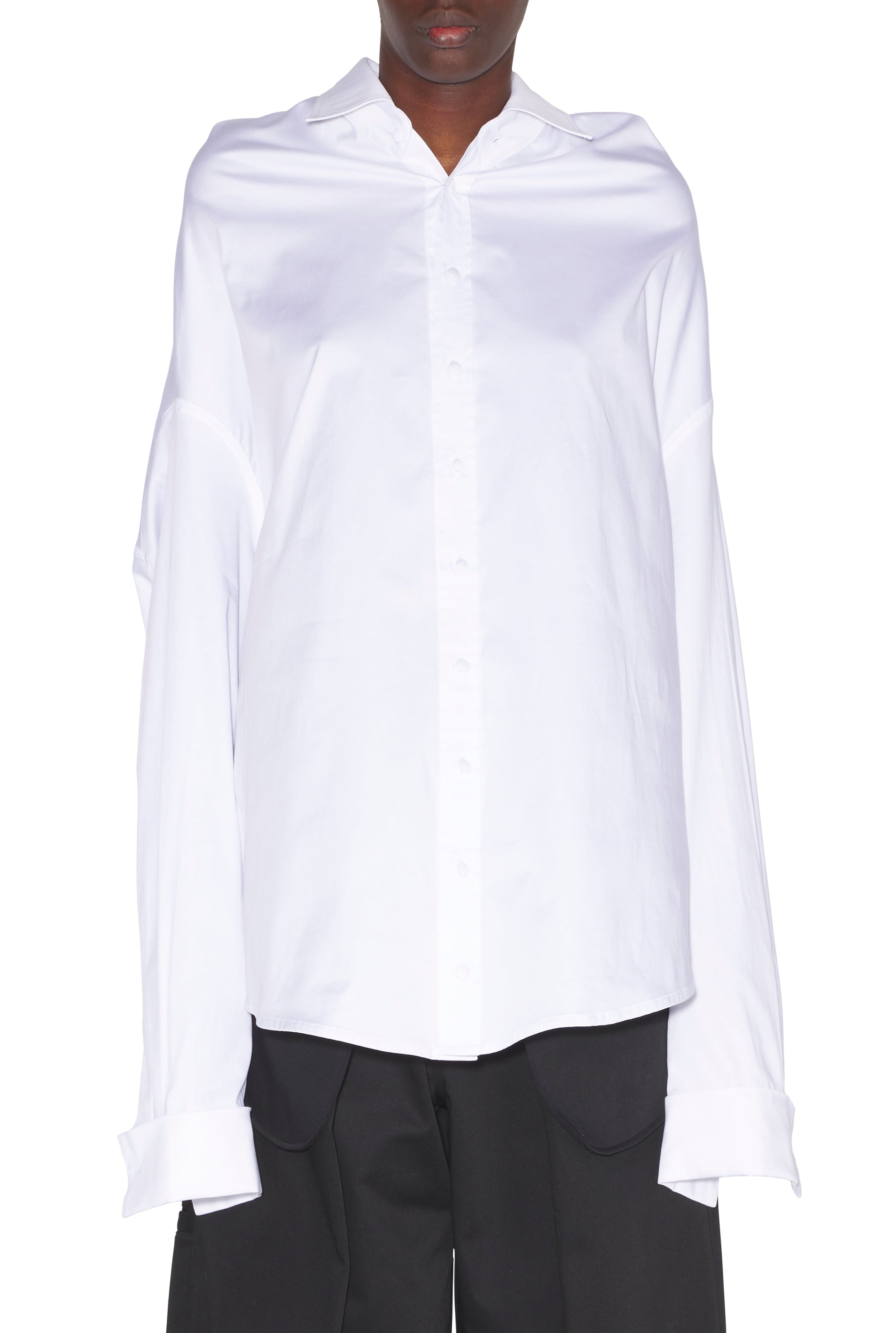 T-shirt à capuche JPG x Shayne Oliver en coton - White