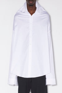 T-shirt à capuche JPG x Shayne Oliver en coton - White