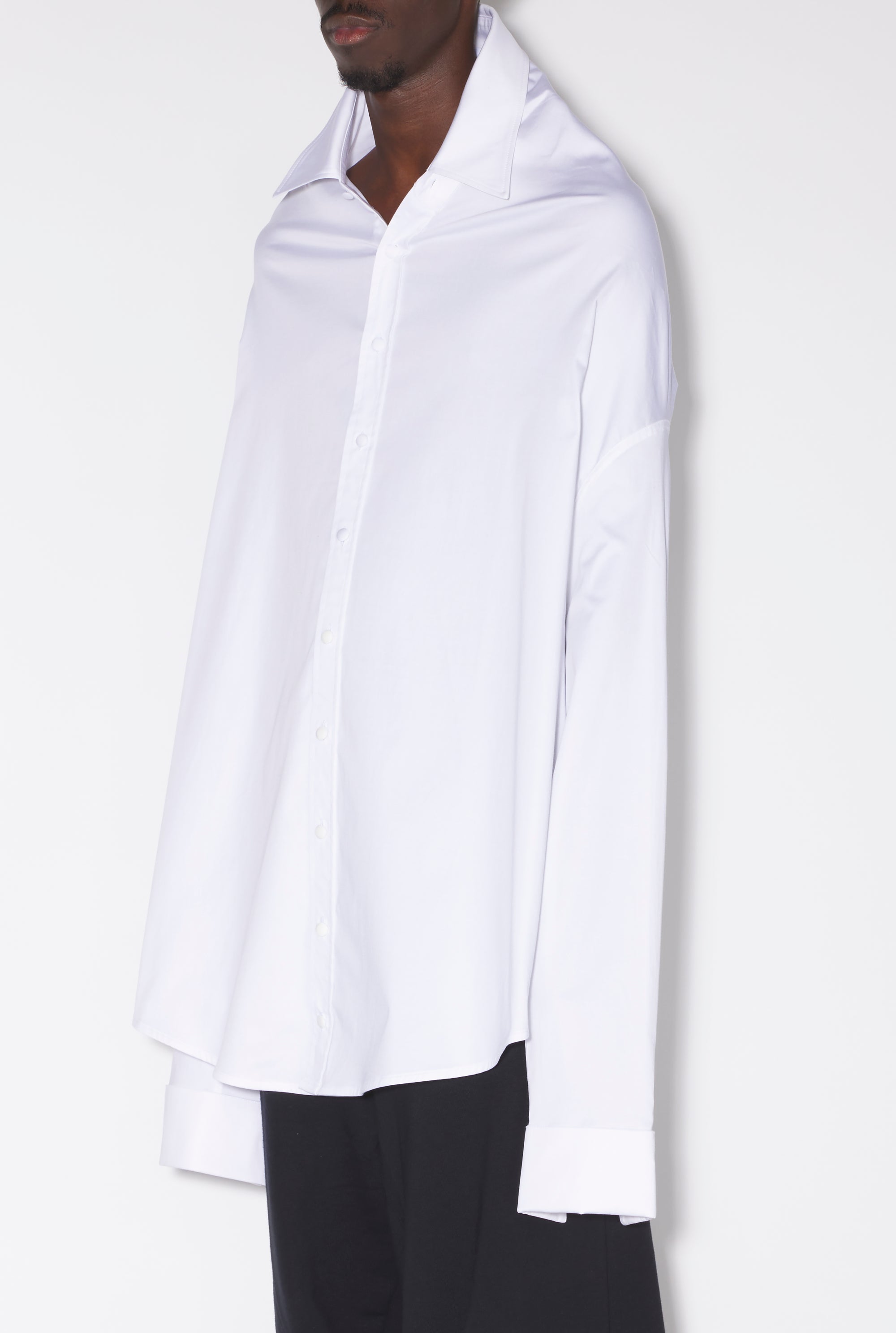 T-shirt à capuche JPG x Shayne Oliver en coton - White