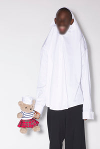 T-shirt à capuche JPG x Shayne Oliver en coton - White