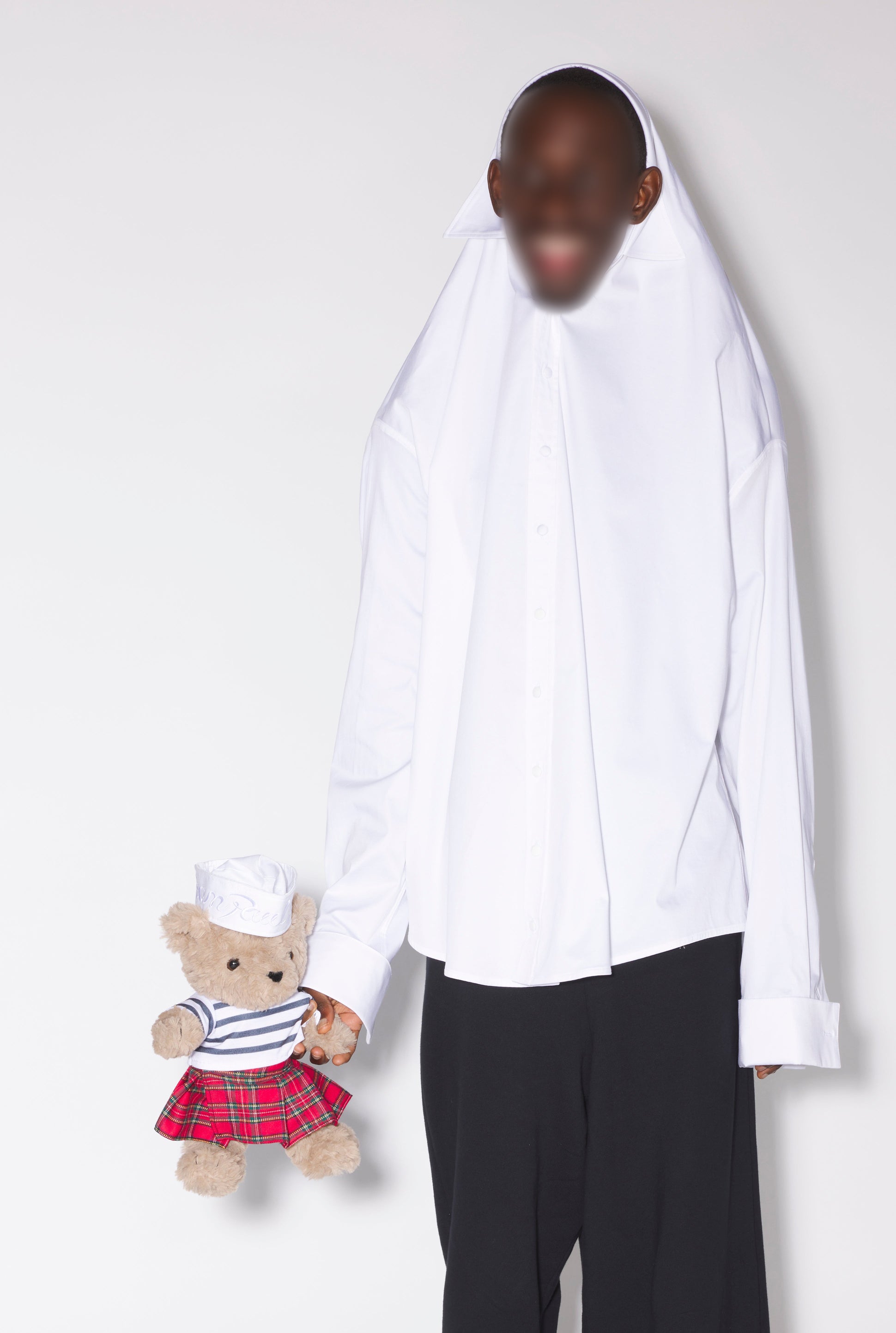 T-shirt à capuche JPG x Shayne Oliver en coton - White