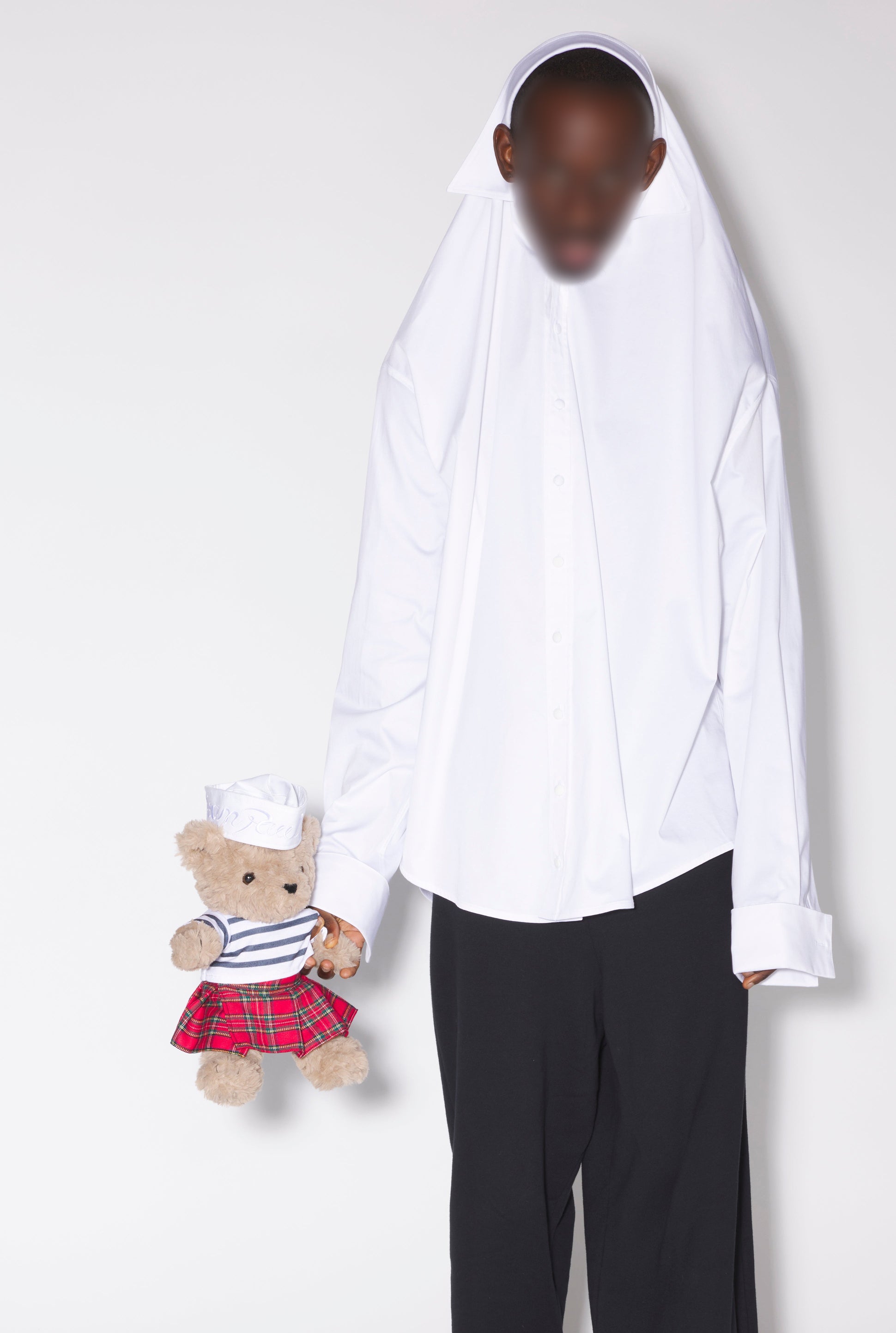 T-shirt à capuche JPG x Shayne Oliver en coton - White