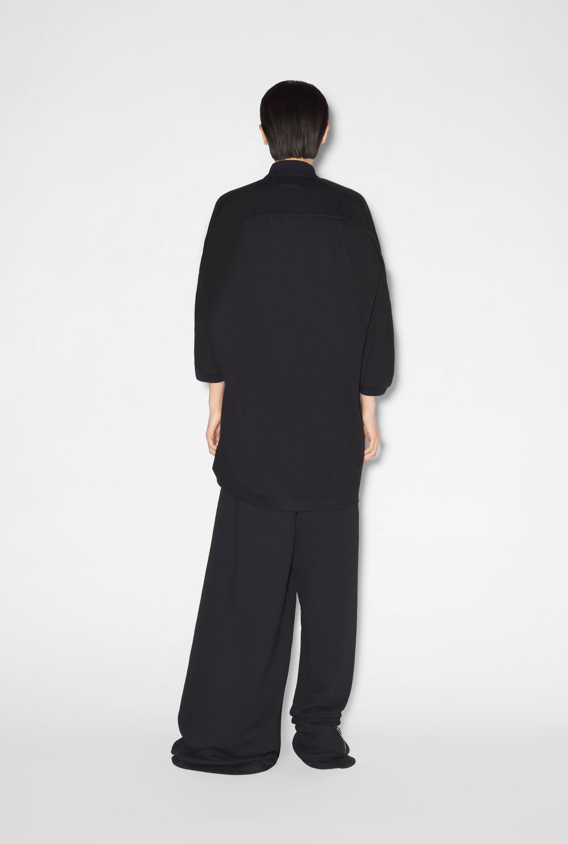 Polo unisexe JPG x Shayne Oliver oversize - Black