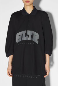Polo unisexe JPG x Shayne Oliver oversize - Black