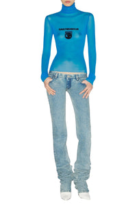 Pantalon JPG x Shayne Oliver en denim - Light Blue