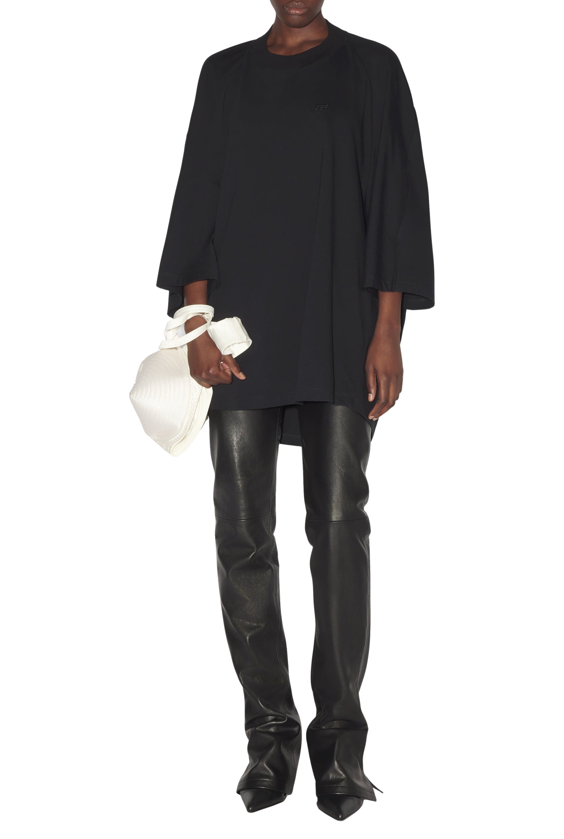 T-shirt JPG x Shayne Oliver oversize - Faded Black