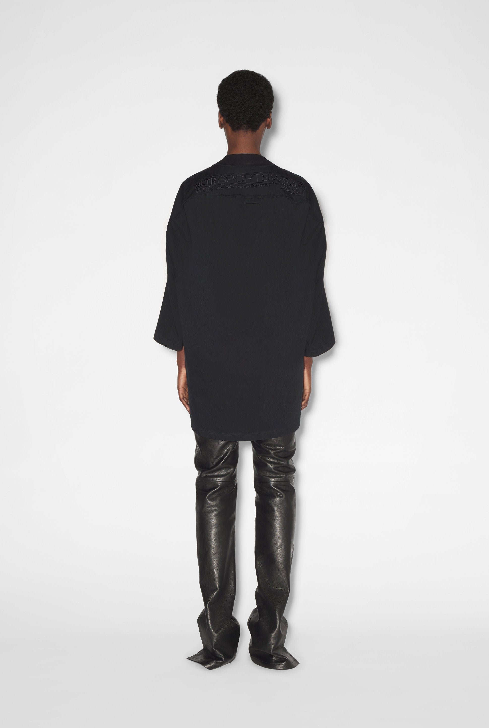 T-shirt JPG x Shayne Oliver oversize - Faded Black