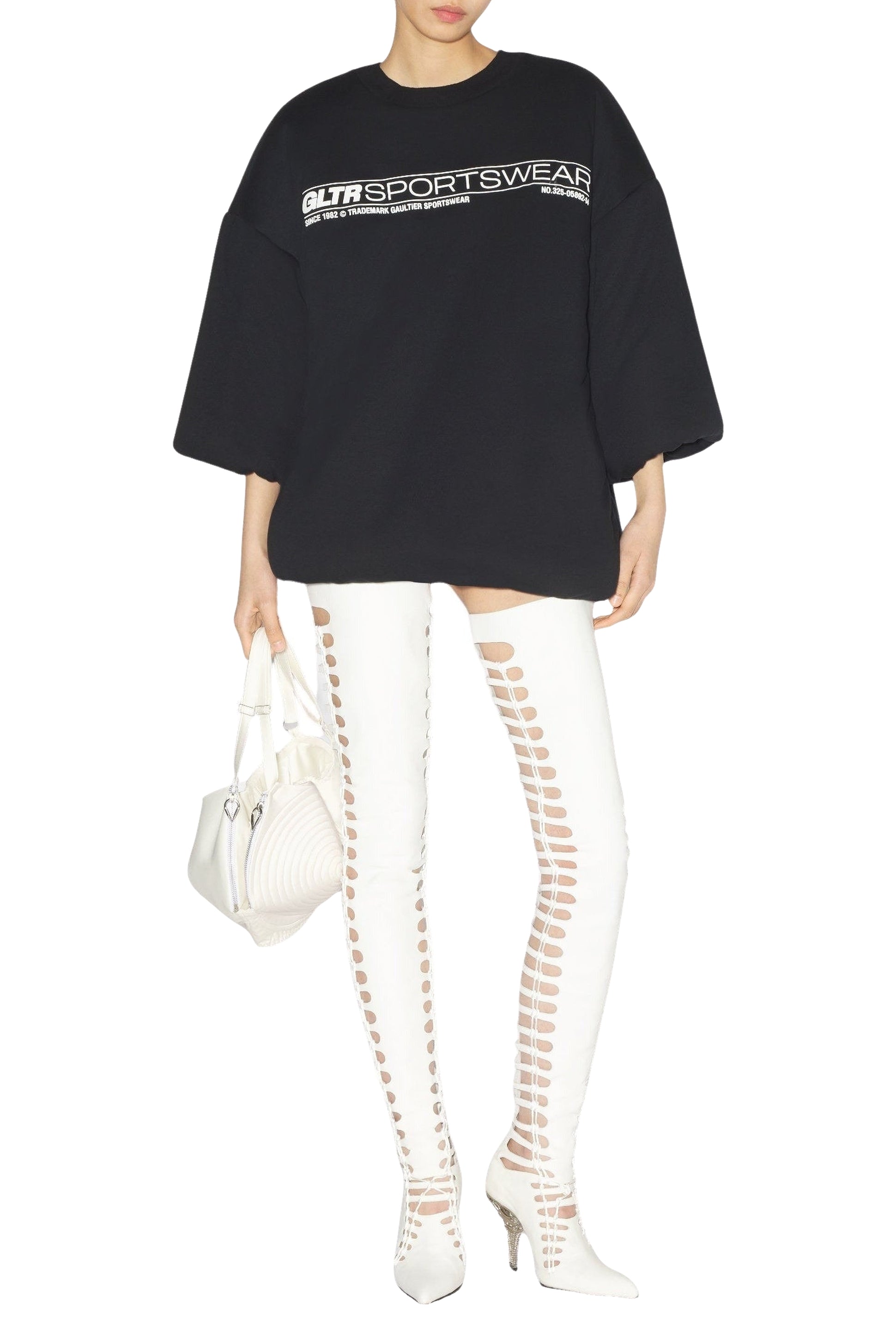 T-shirt JPG x Shayne Oliver rembourré - Black