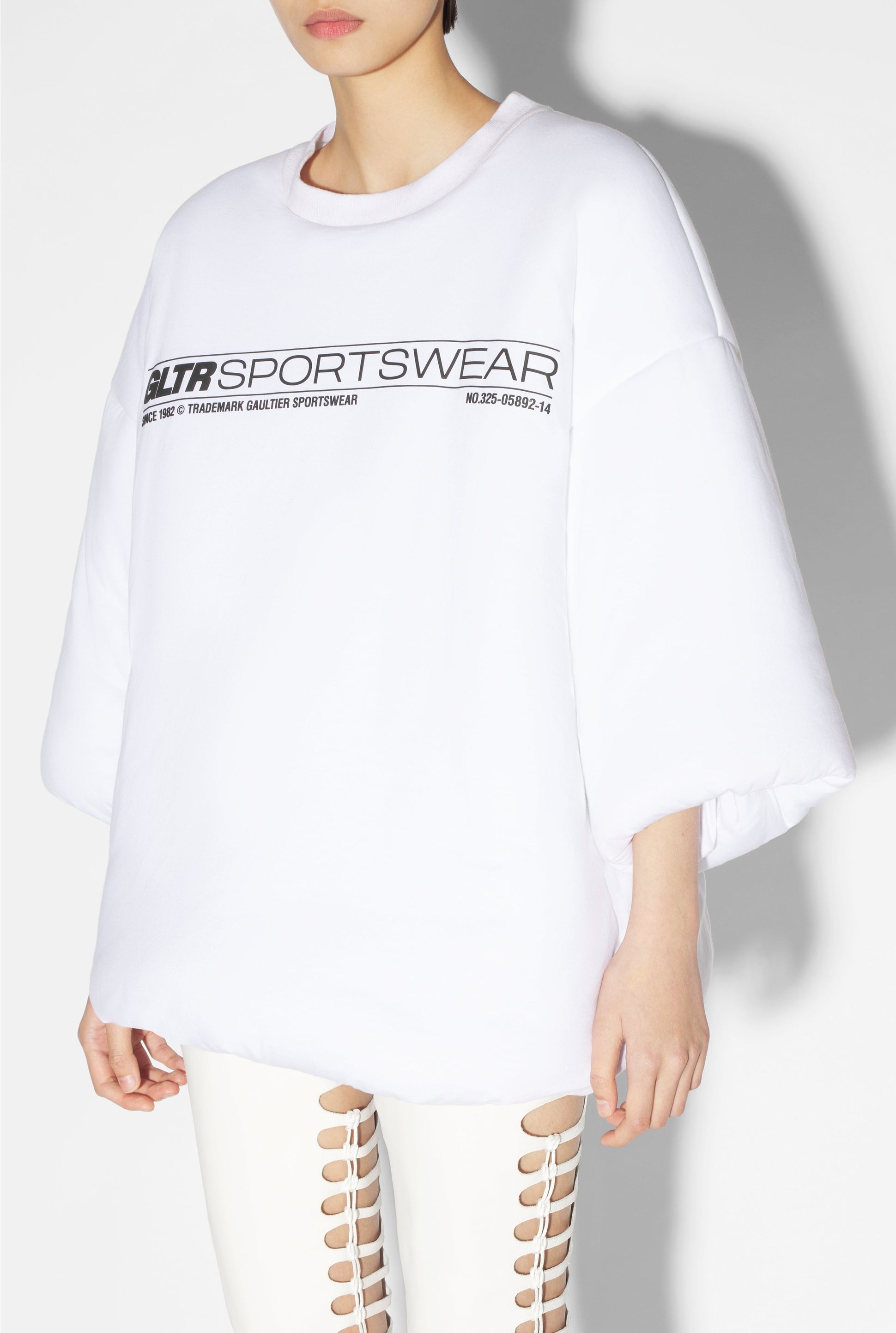 T-shirt JPG x Shayne Oliver rembourré - White
