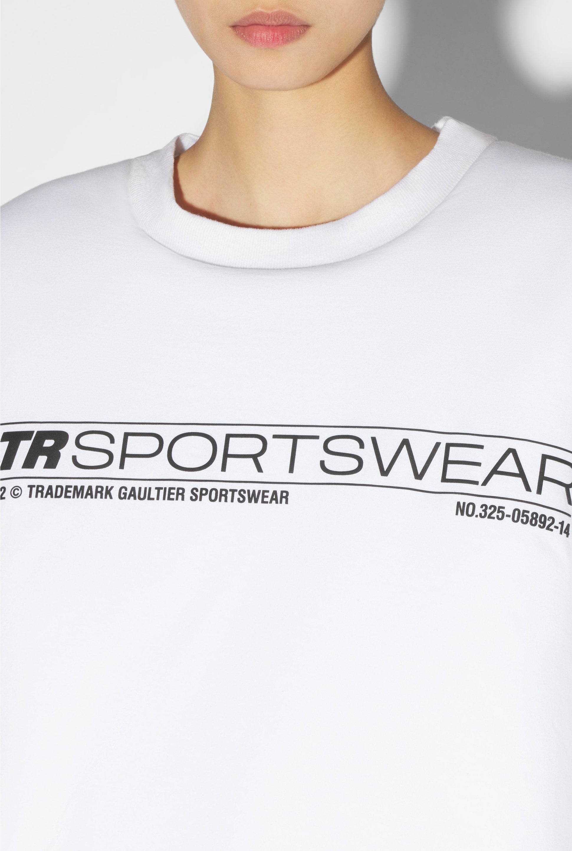 T-shirt JPG x Shayne Oliver rembourré - White