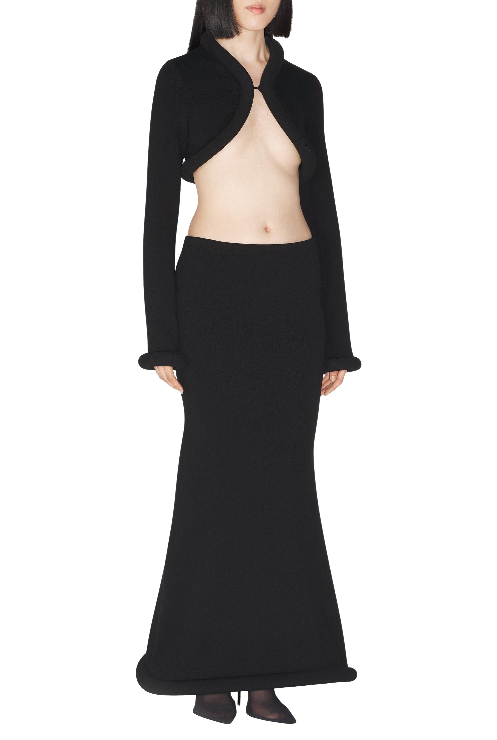 Boléro en maille - Black