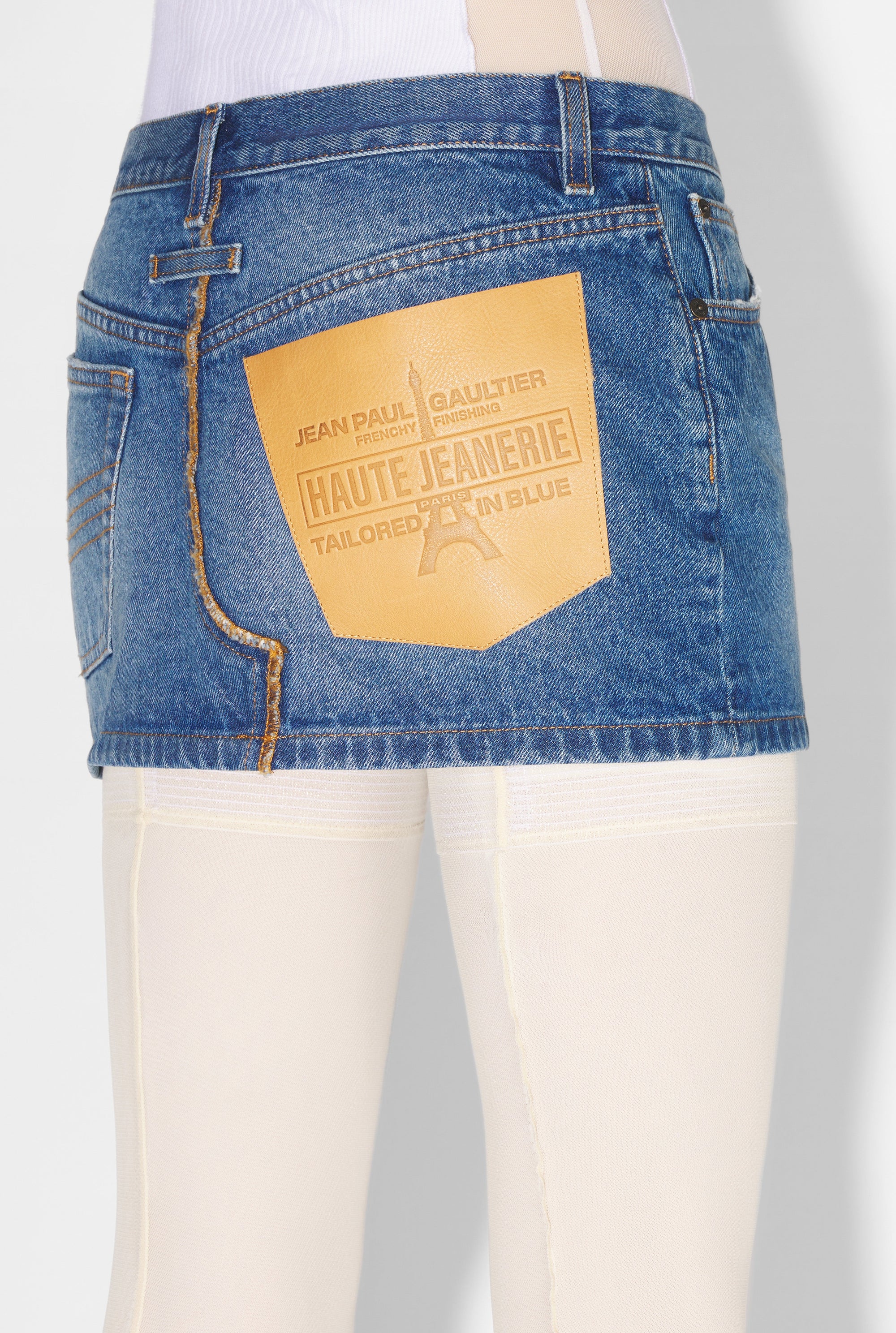 Jupe courte en denim - Vintage Blue