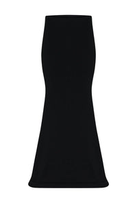Jupe longue en maille - Black