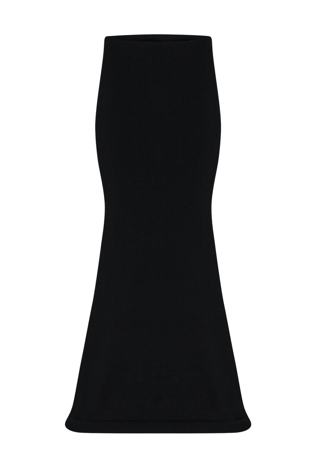 Jupe longue en maille - Black