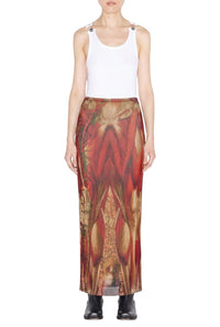 Jupe tube en tulle - Red & Orange & Green