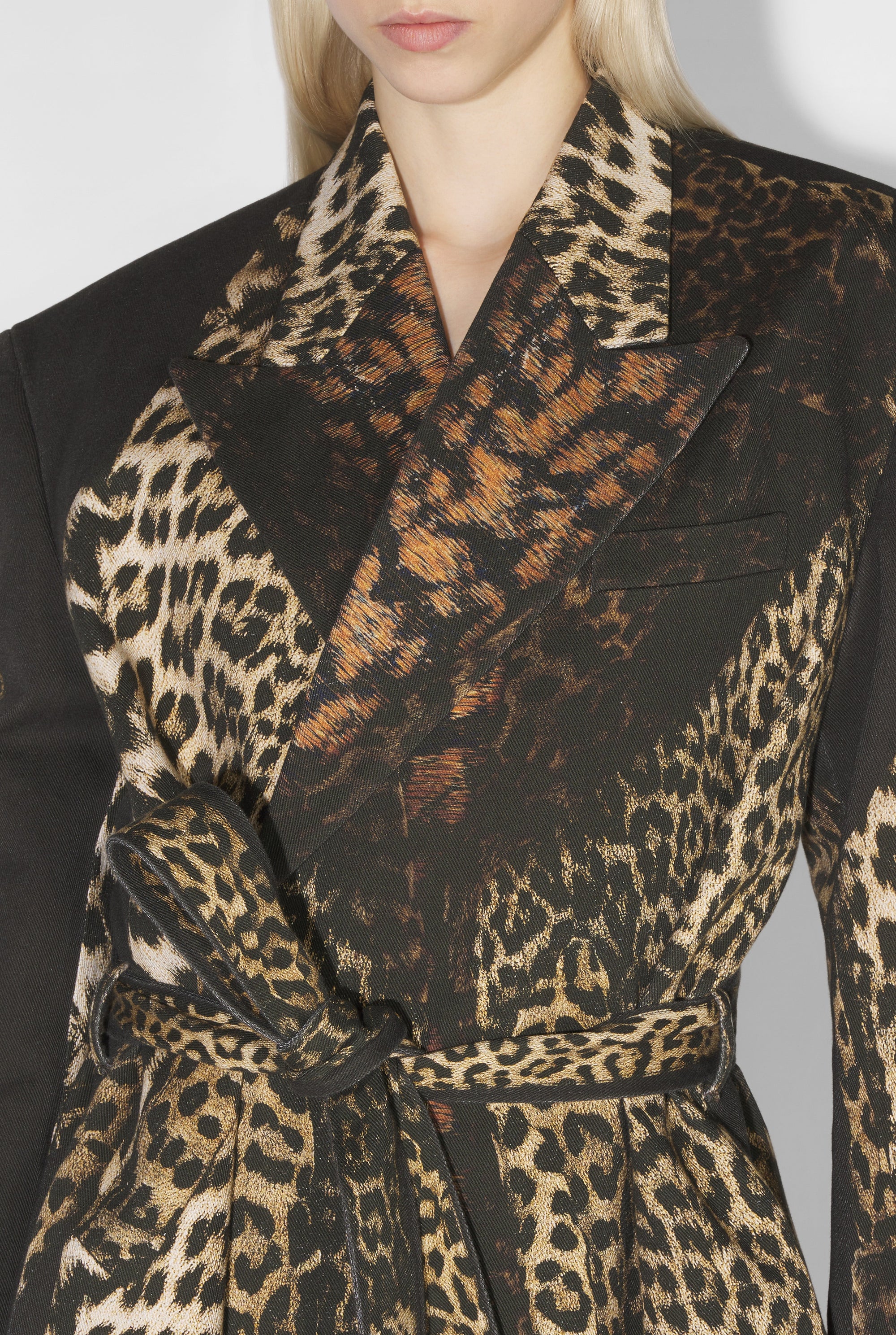 Manteau imprimé léopard - Beige & Brown