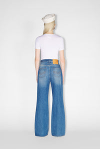 Pantalon boutonné en denim - Vintage Blue