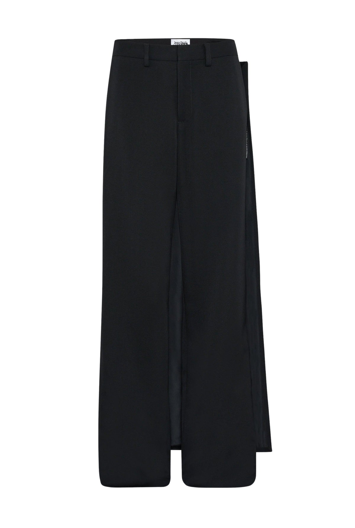 Pantalon avec jupe imprimé en laine - Black & Black