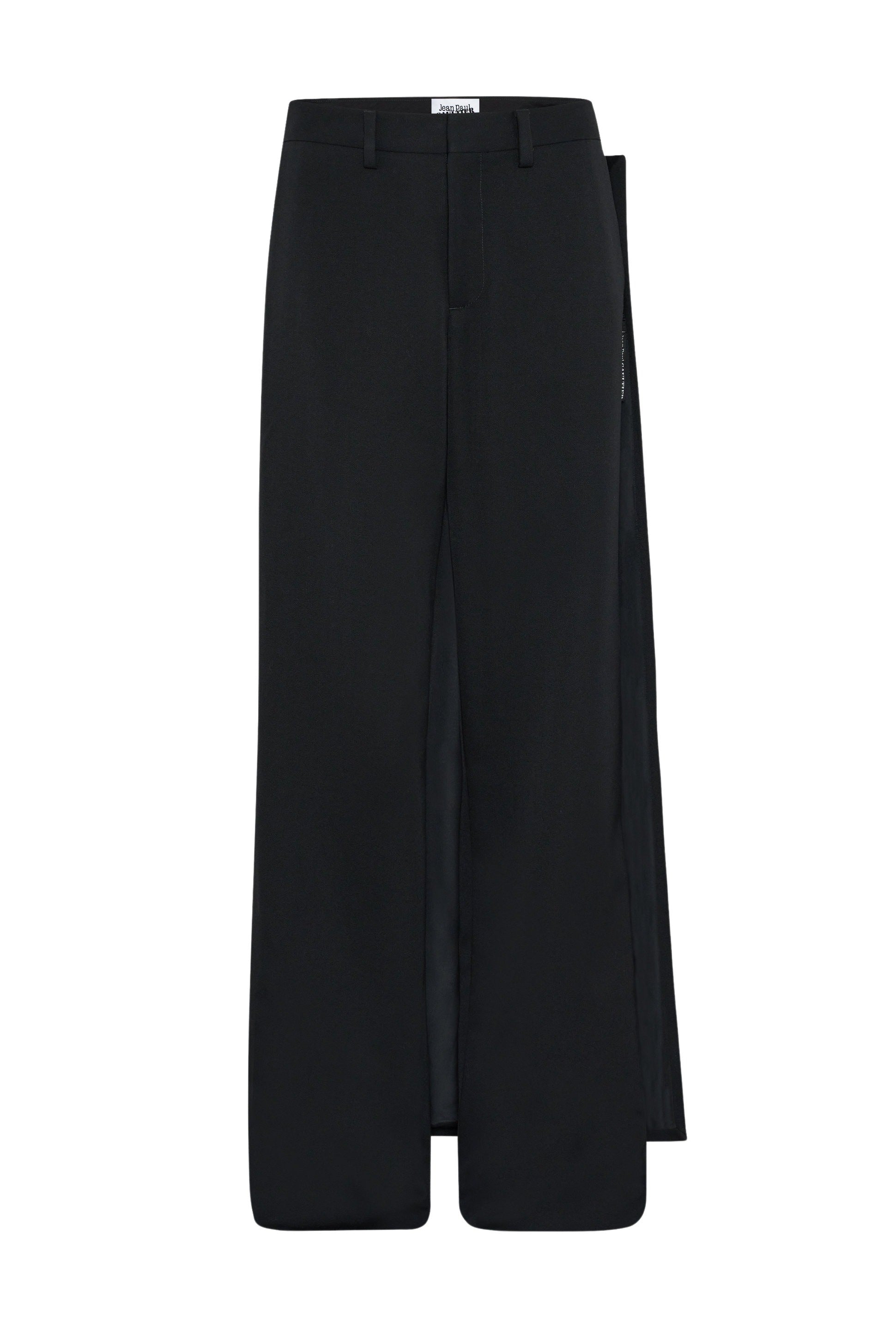 Pantalon avec jupe imprimé en laine - Black & Black