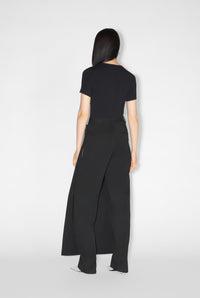 Pantalon avec jupe imprimé en laine - Black & Black