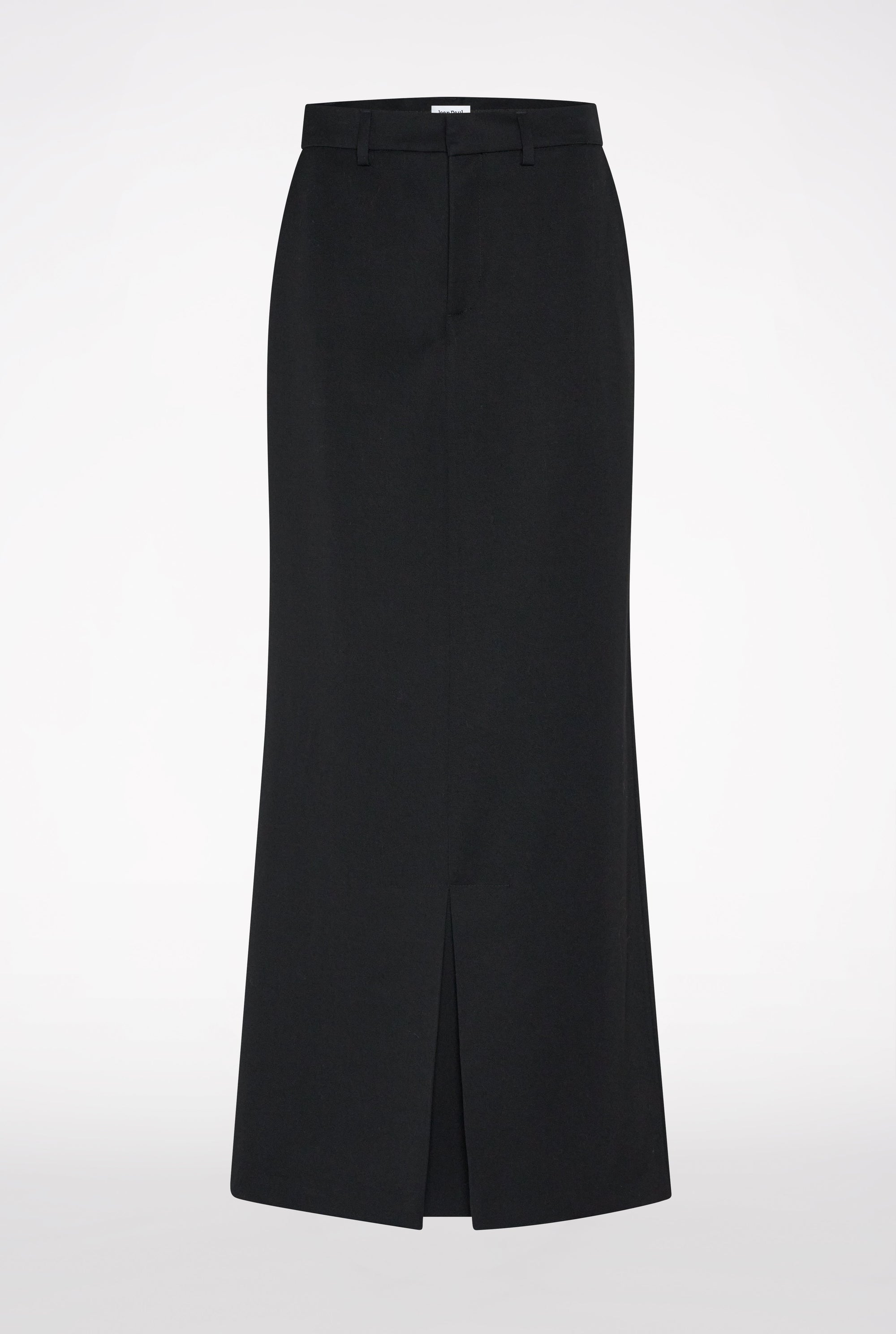 Pantalon avec jupe en laine - Black