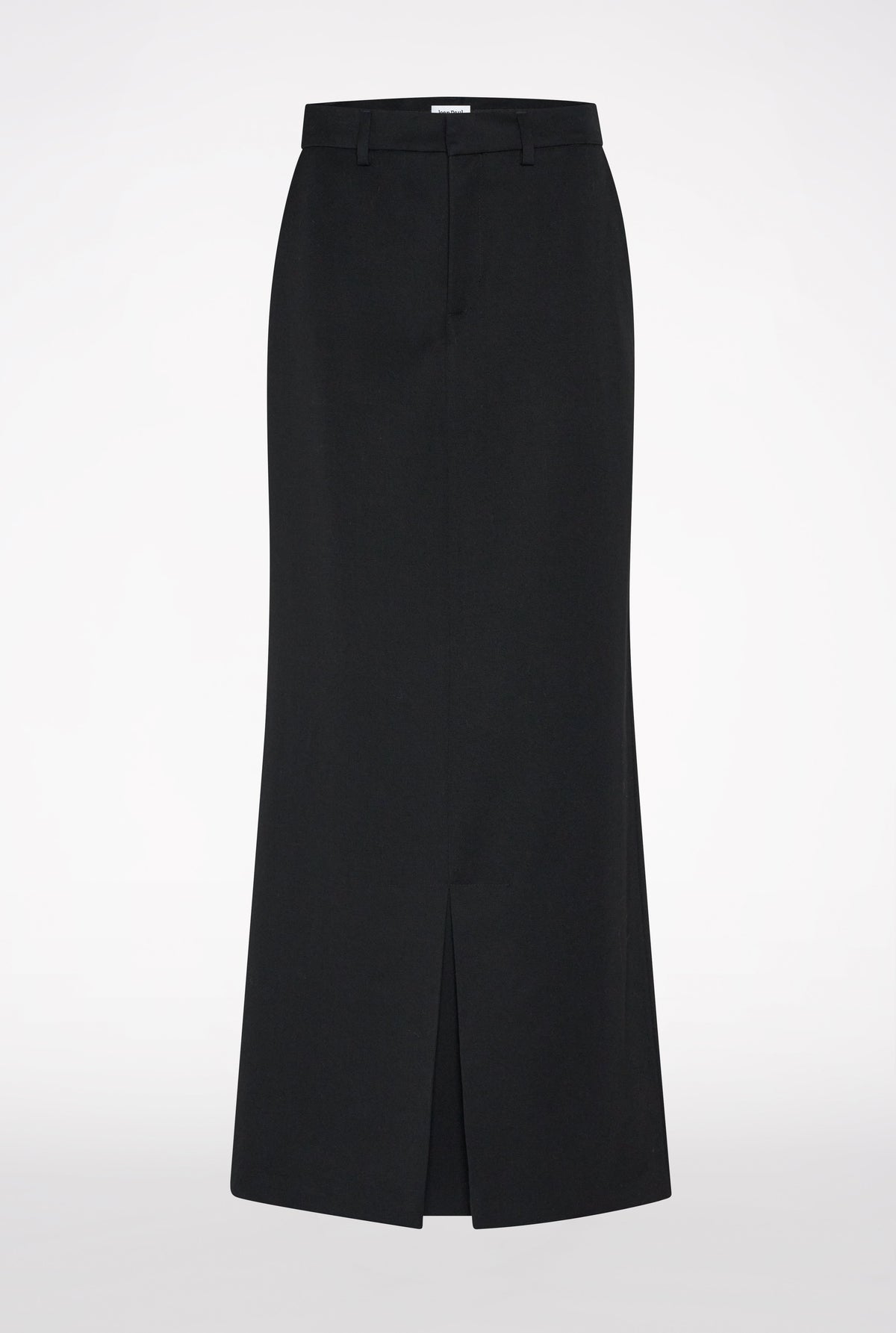 Pantalon avec jupe en laine - Black