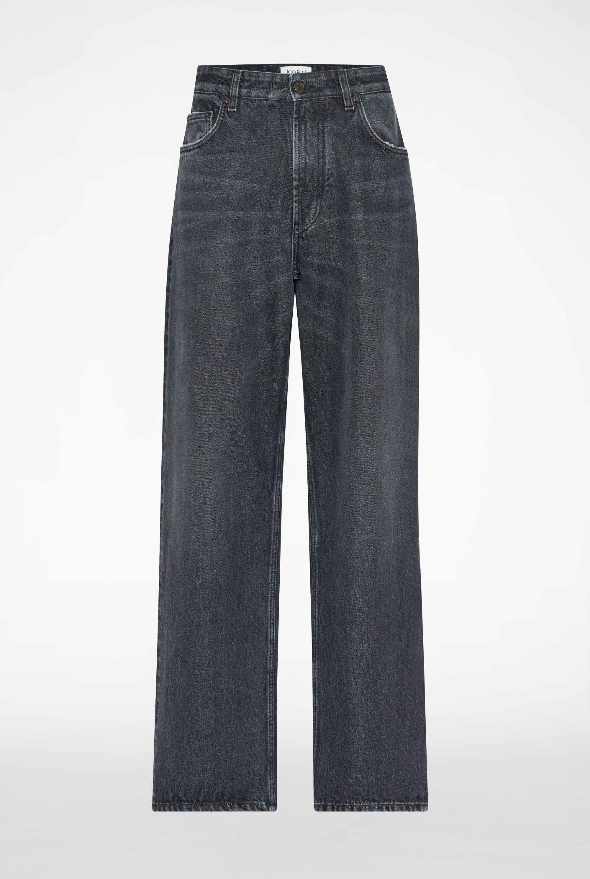 Pantalon imprimé au dos en denim - Vintage Black & White