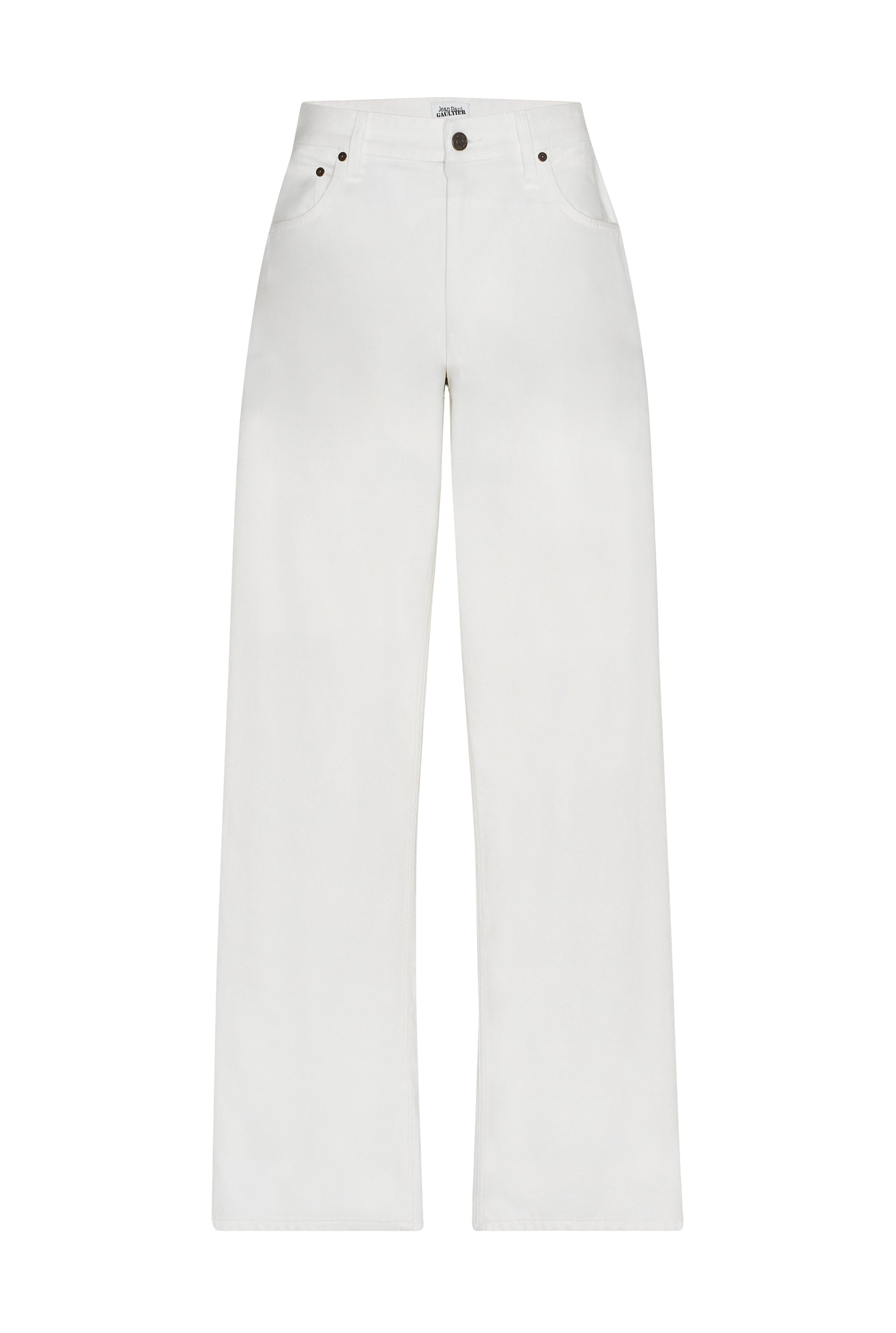 Pantalon marinière en denim - Écru & Indigo