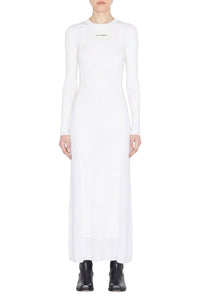 Robe longue en tulle - White & White
