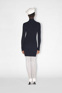 Robe courte marinière - Navy & White & Black