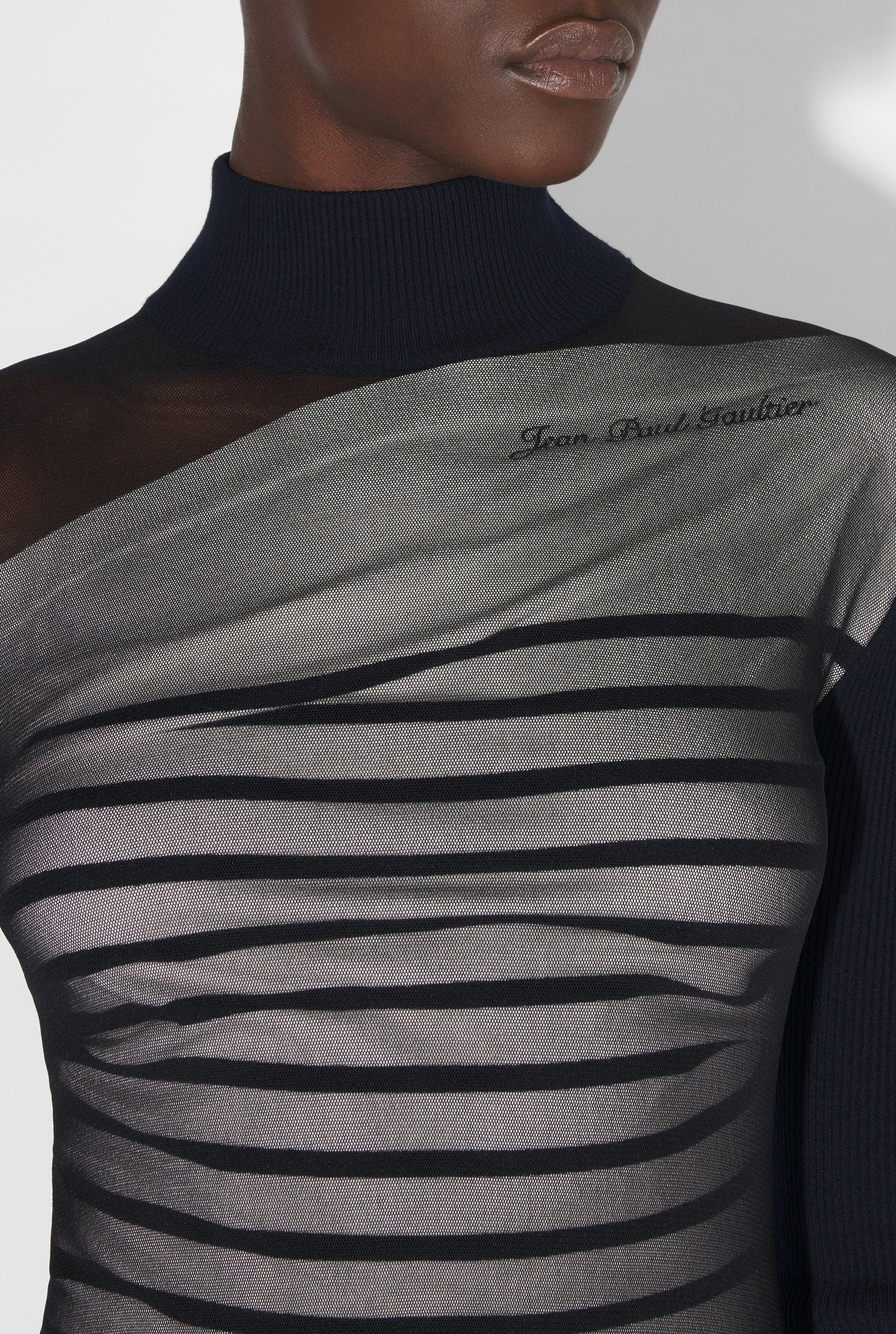 Robe courte marinière - Navy & White & Black