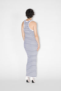 Robe à bretelles marinière - White & Navy