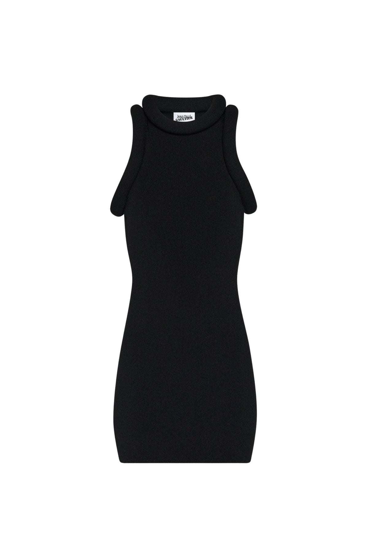 Robe courte en maille - Black