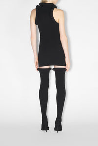Robe courte en maille - Black