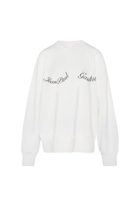 Sweatshirt avec logo - White & Black