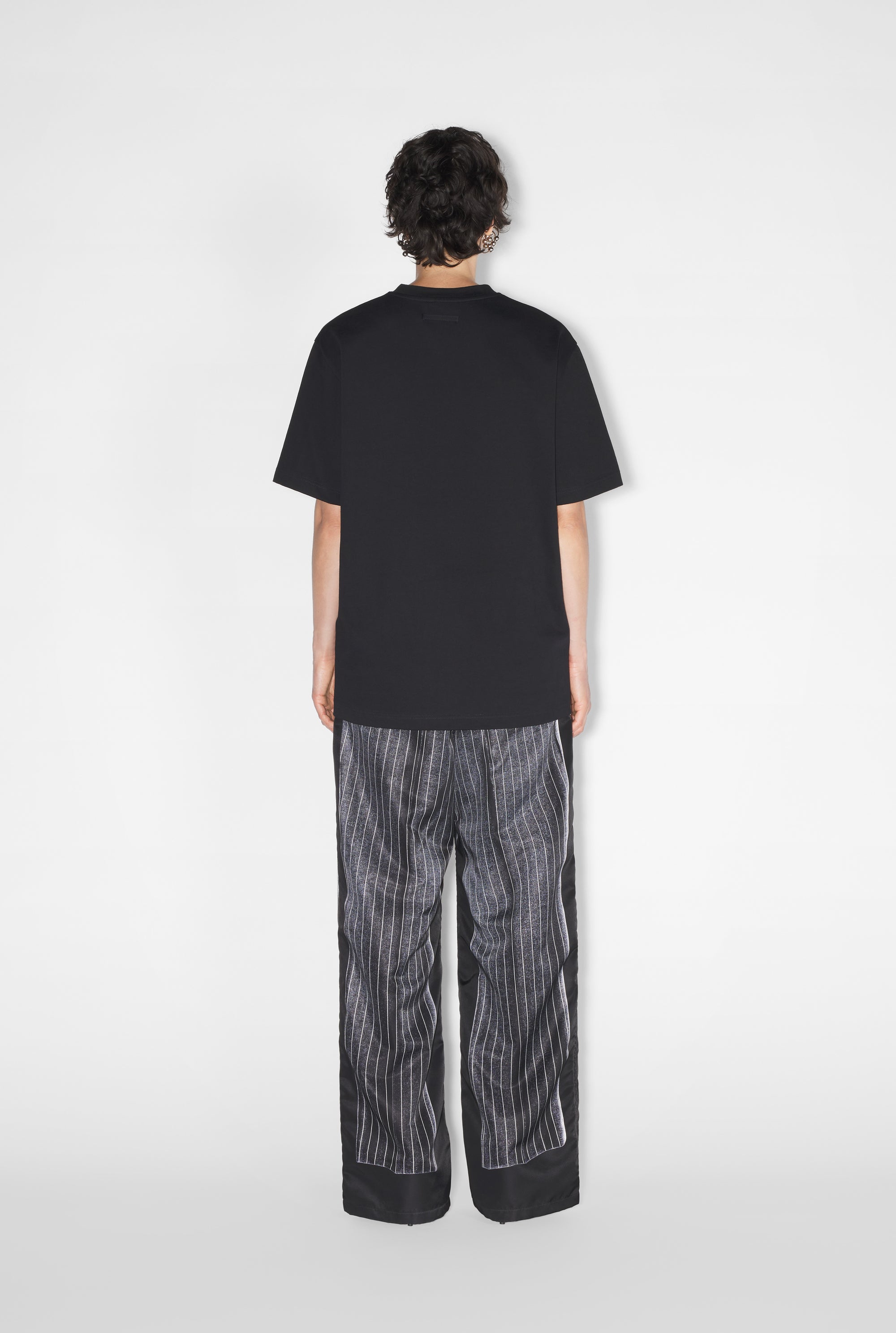 T-Shirt large Jean Paul Gaultier en coton - Black & White