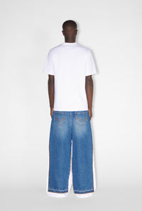 T-Shirt large Jean Paul Gaultier en coton - White & Black