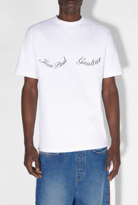 T-Shirt large Jean Paul Gaultier en coton - White & Black