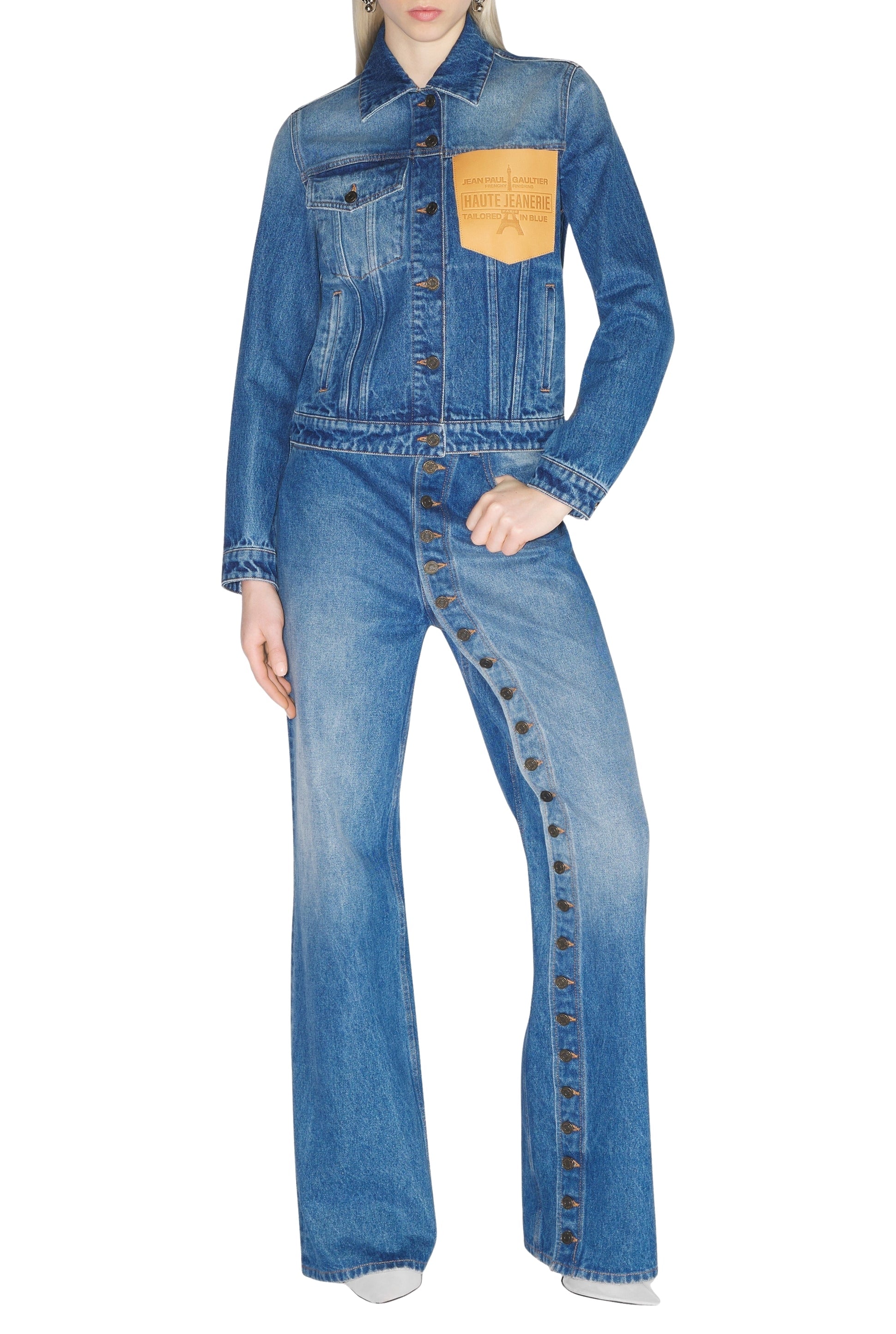 Denim pocket jacket - Vintage Blue