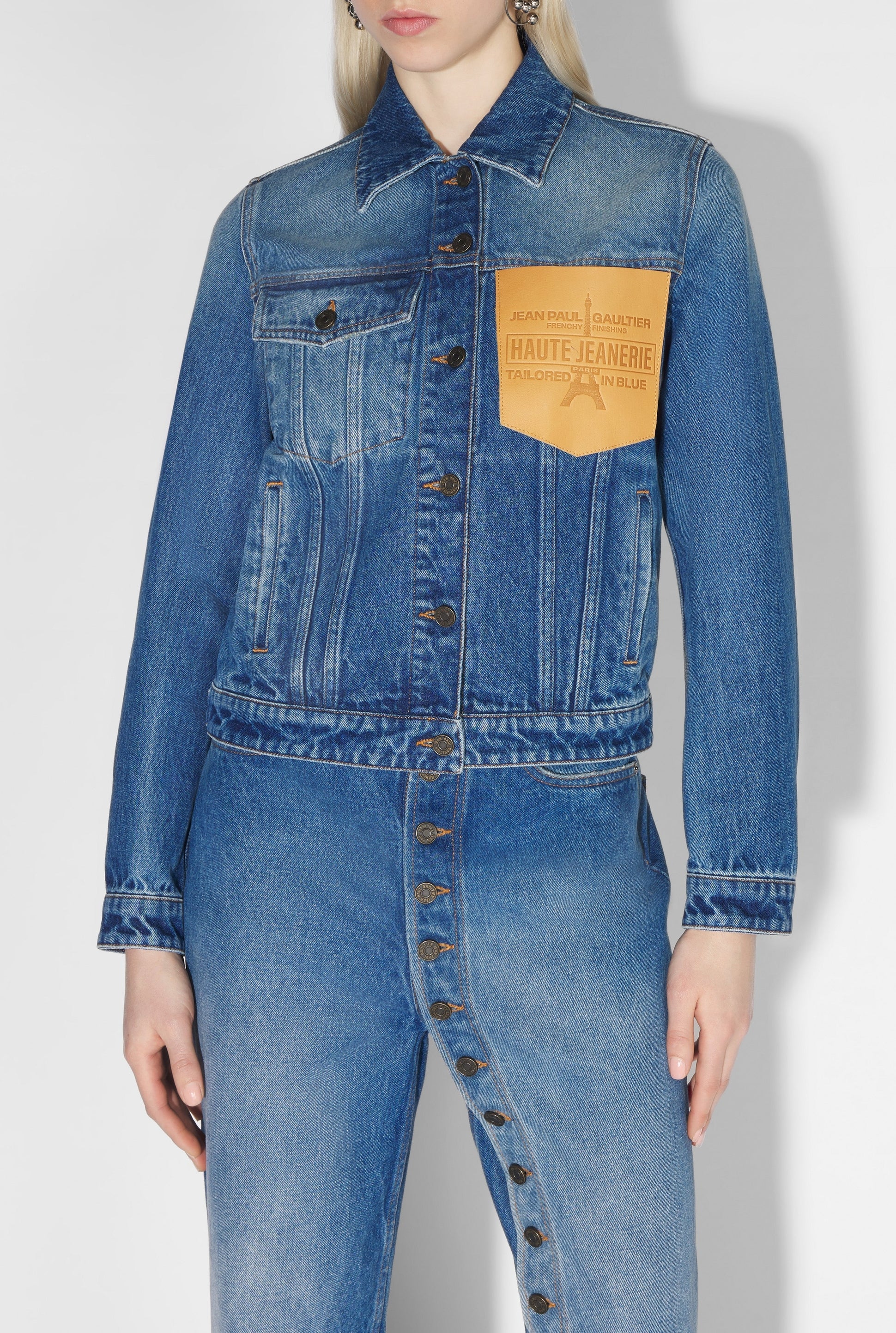 Denim pocket jacket - Vintage Blue