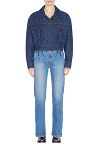 Veste à lacets en denim - Indigo